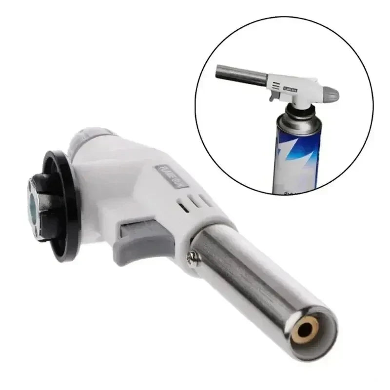 Pistola de chama portátil multifuncional, queimador de tocha para churrasco, acampamento, sobremesas, solda, ferramenta de aquecimento de cozinha, fl doméstico