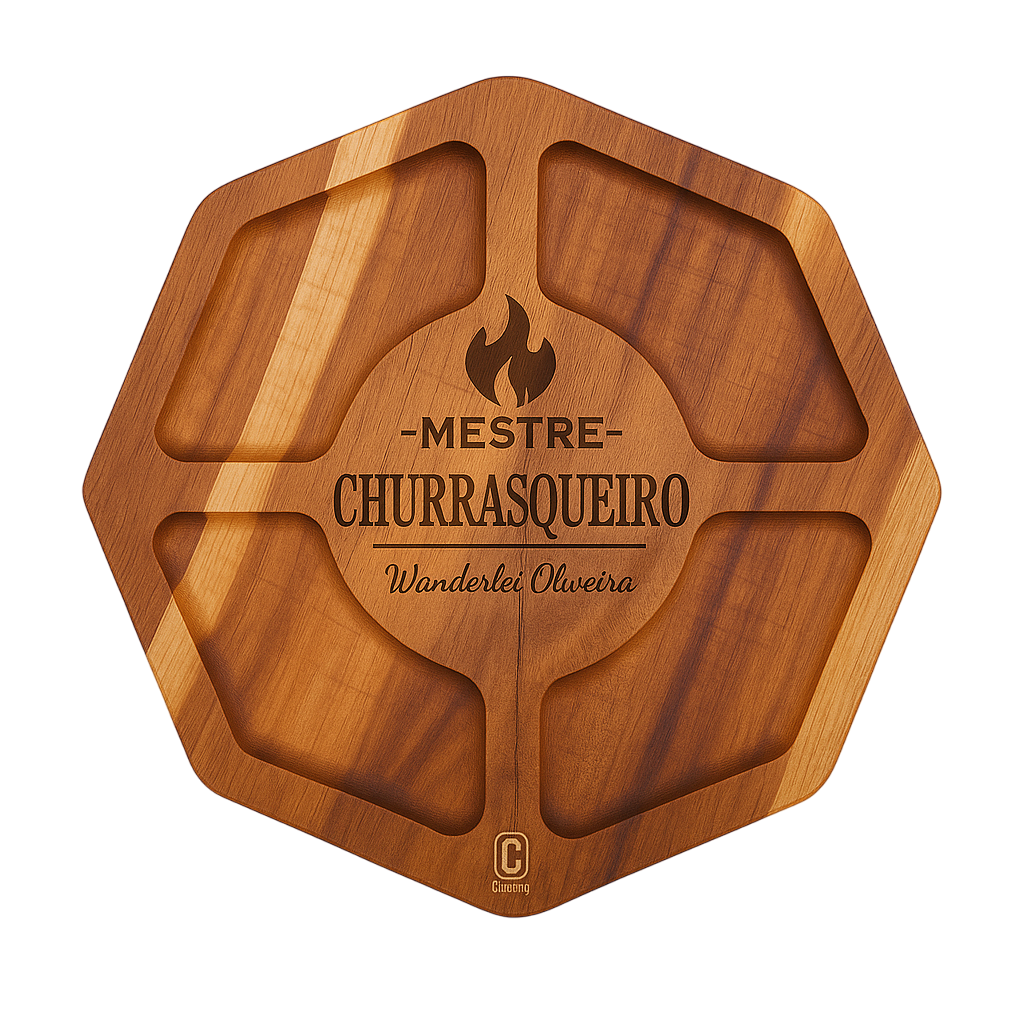 Petisqueira HexaWood Mestre Churrasqueiro