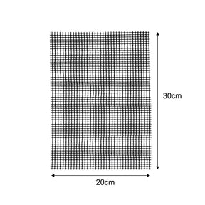 Almofada de grade para churrasco antiaderente, resistente a altas temperaturas, malha reutilizável, facilmente limpa, almofadas de cozinha, ferramenta de grelha 40x30cm