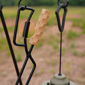 Calor-resistente do carbono que escolhe o grampo, metal, madeira, assado, carvão vegetal, exterior, braçadeira da chaminé