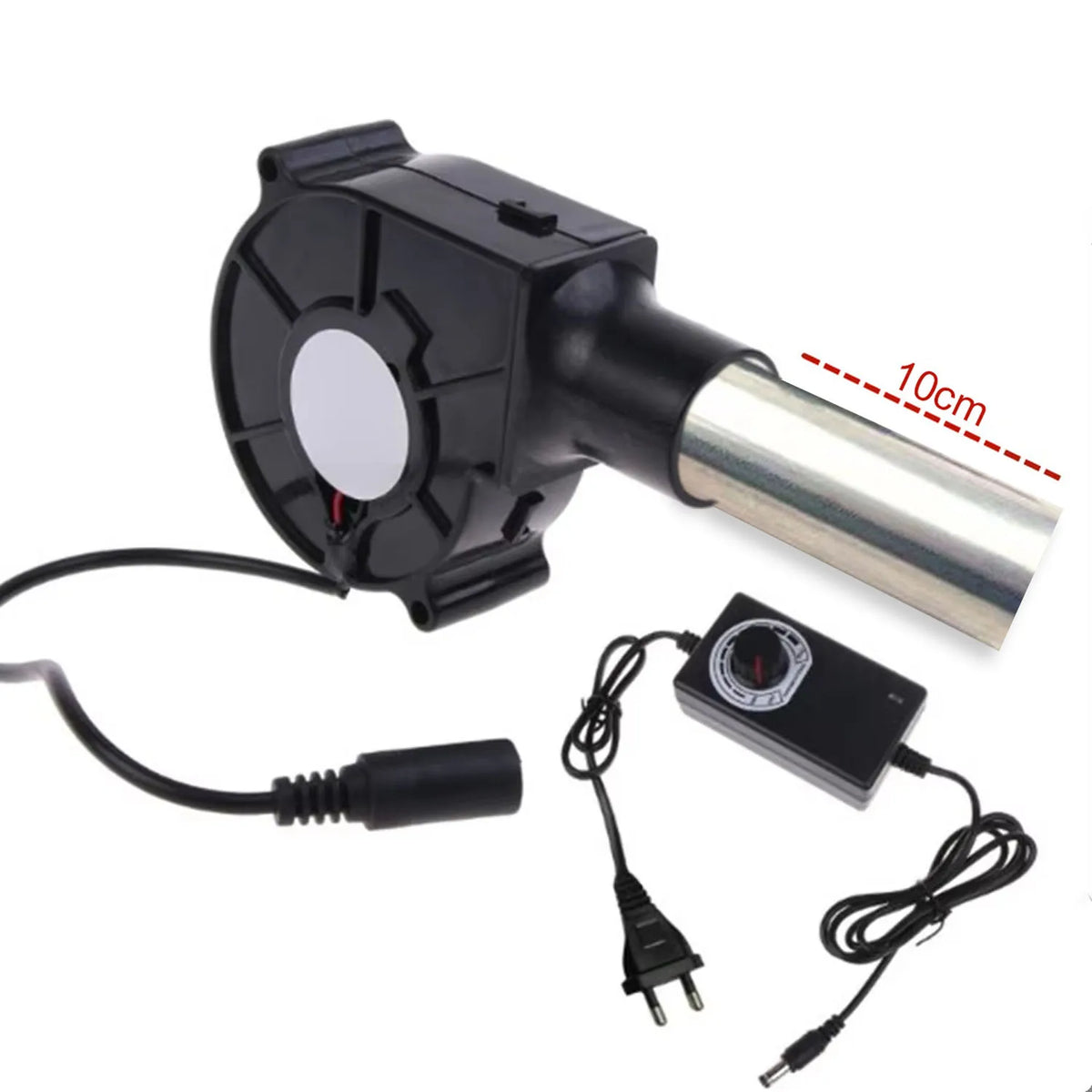 Ventilador para churrasco 220v, motor de explosão pequeno com coleta de ar, velocidade ajustável, ferramenta de cozinha, tomada eua/ue, ventilador portátil para churrasco, acampamento