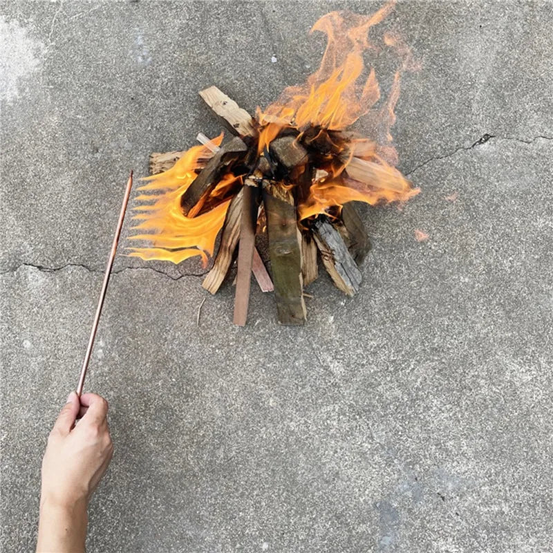 À mão ao ar livre churrasco carvão fogo ignição pistola de acampamento lenha fogão ignição pistola de fogo incêndios starter