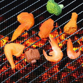 Almofada de grade para churrasco antiaderente, resistente a altas temperaturas, malha reutilizável, facilmente limpa, almofadas de cozinha, ferramenta de grelha 40x30cm