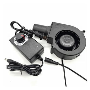 Churrasco Alimentação Fogão a lenha ao ar livre, Aquecimento Ventilador, 9733 220V, 12V, 2.94A Fan