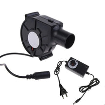 Ventilador para churrasco 220v, motor de explosão pequeno com coleta de ar, velocidade ajustável, ferramenta de cozinha, tomada eua/ue, ventilador portátil para churrasco, acampamento