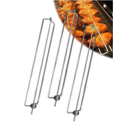 Novo produto 3 pçs wingrailsgrilling garfo de churrasco ao ar livre frango asa grill churrasco ferramentas